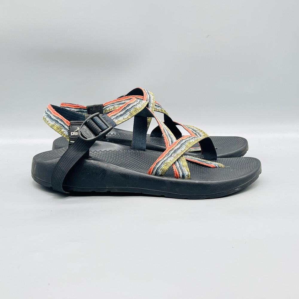 Chaco Sandals Mens 11 Multicolor National Park Z/2 Thong Toe Loop Adjustable‎